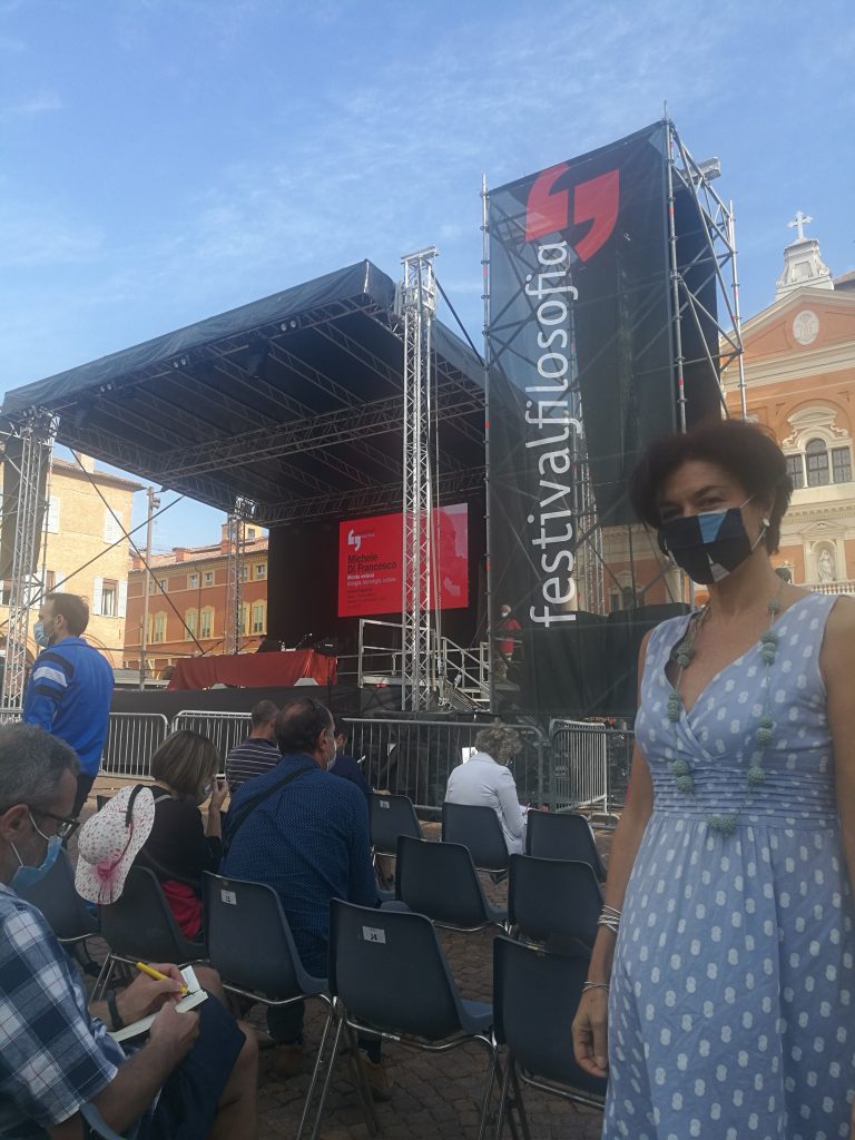 Alessandra Bertazzo e Fabio La Porta al FestivalFilosofia 2020 per Venezie Channel